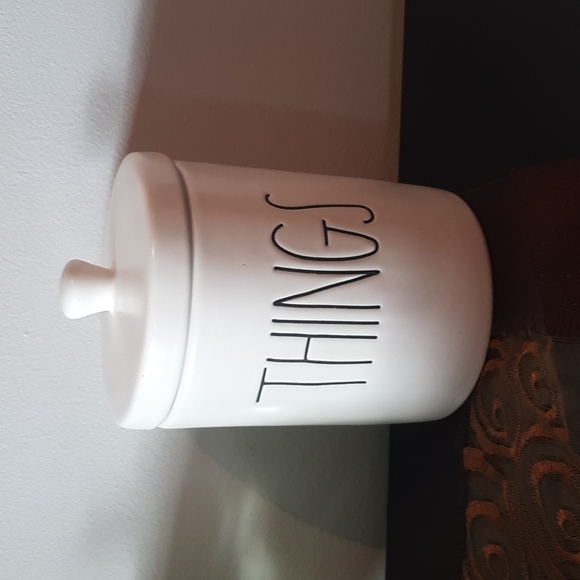 Rae Dunn THINGS cannister jar - Picture 1 of 4